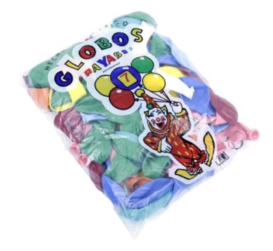 GLOBOS N? 7 BLS X 100 COLORES SURTIDOS