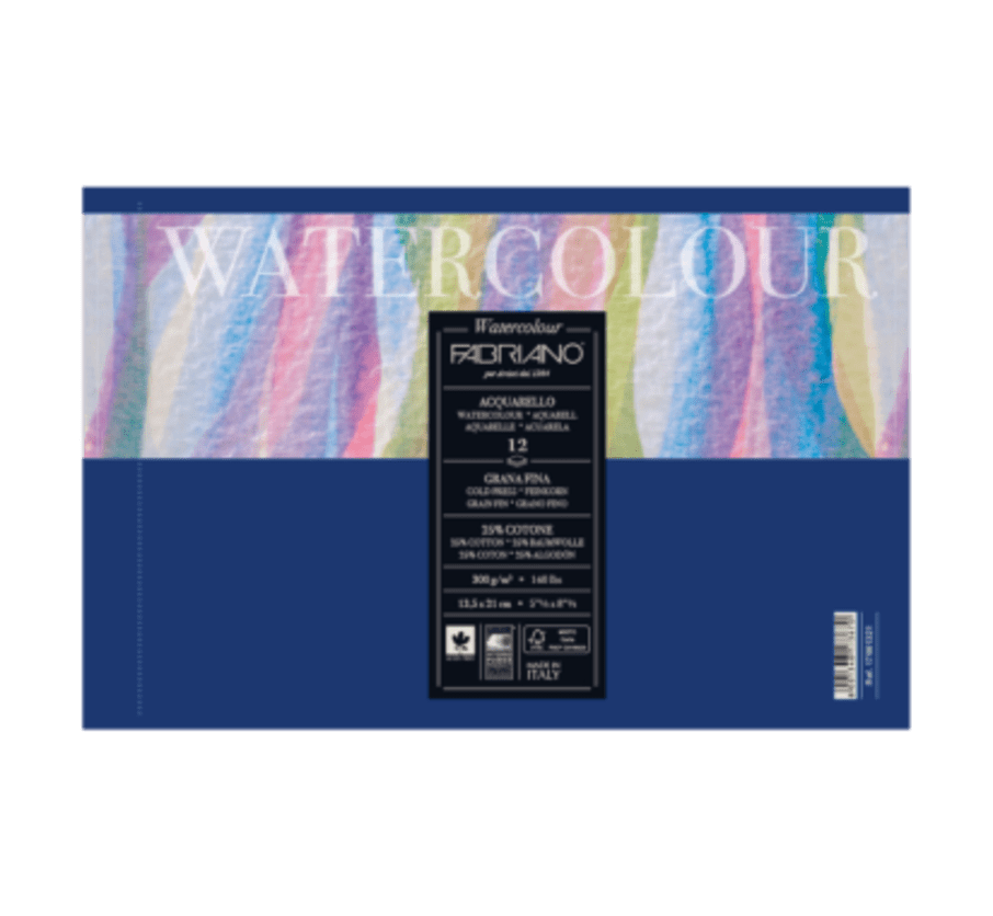 BLOCK WATERCOLOUR GRANO FINO A4 300 GR