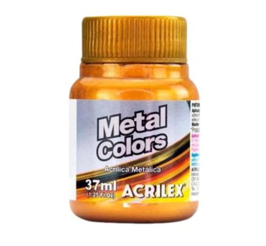 PINTURA ACRILICA METAL 37 ML.ORO VIEJO