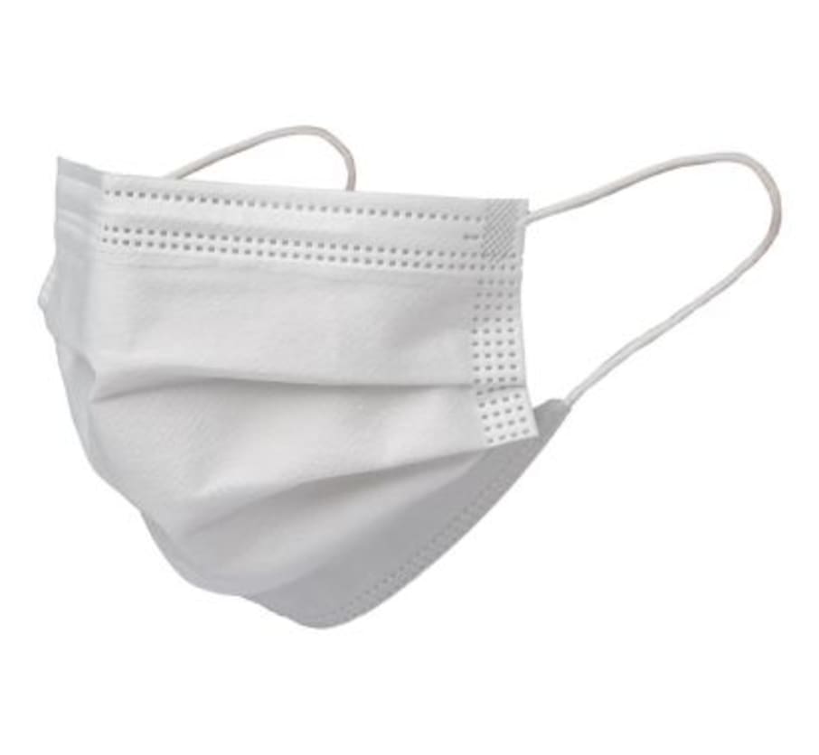 MASCARILLA 3 PLIEGUES BOL X 10 BLANCO