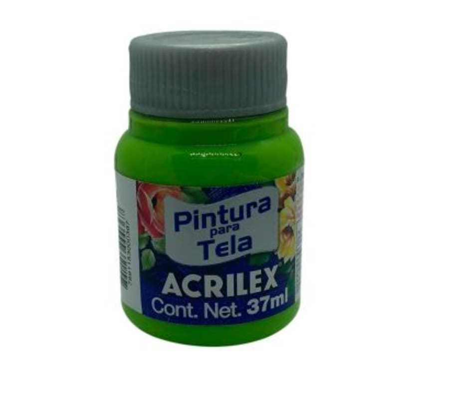 PINTURA PARA TELA 37 ML.VERDE MANZANA