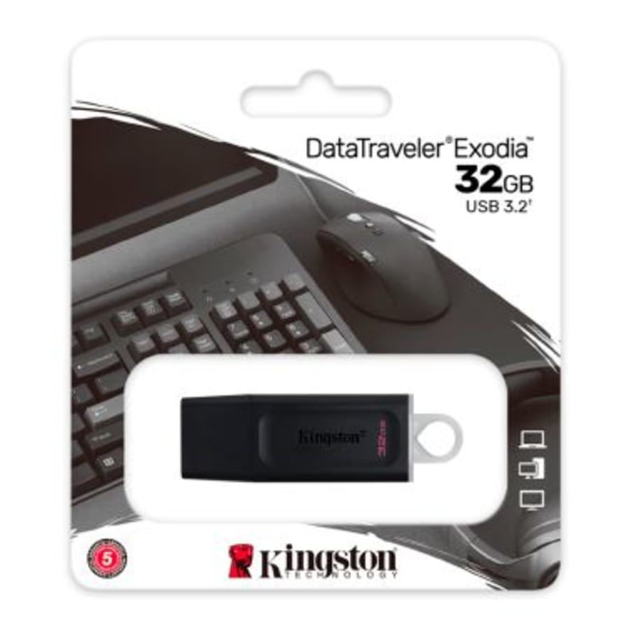 MEMORIA USB 32GB GEN1 DATATRAV EXOD M BLACK