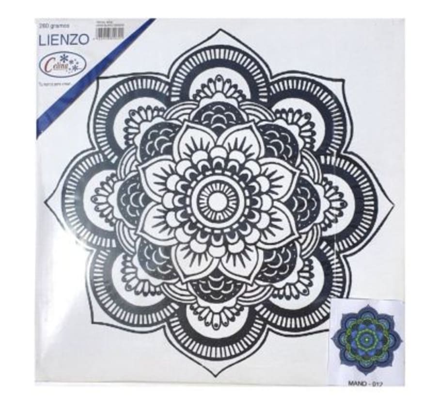 LIENZO MANDALAS SURT 30X30 CM - 0101