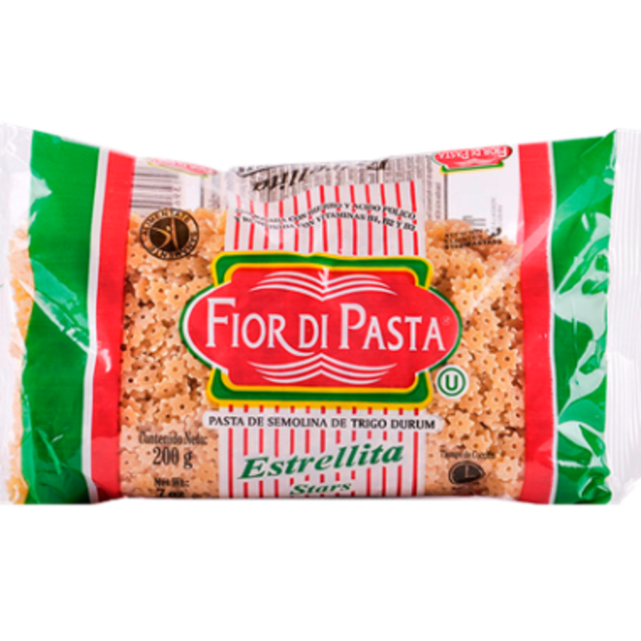 Pasta Para Sopa Estrella Fior Di Pasta 200 Gr