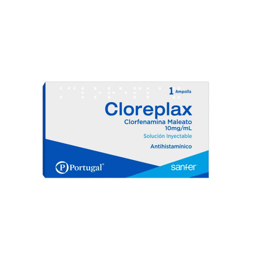 CLOREPLAX 10MG/1ML SOL. INY. IM.IV.SC X 5