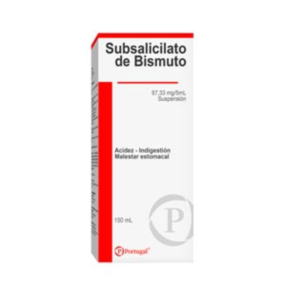 SUBSALICITALO DE BISMUTO 87.33MG/5ML SUSP. ORAL. X 150ML