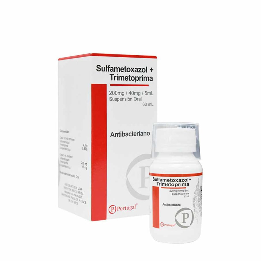 SULFAMETOXAZOL + TRIMETOPRIMA 200MG+40MG/ML SUSP. ORAL X 60ML