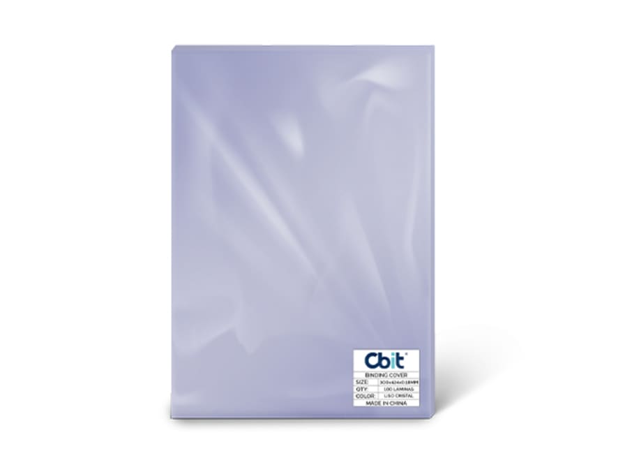 CIENTO CUBIERTA PLASTICA A3 LISO CRISTAL - PNX