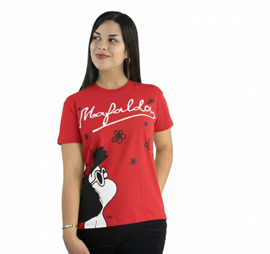 POLO MAFALDA MUJER ROJO