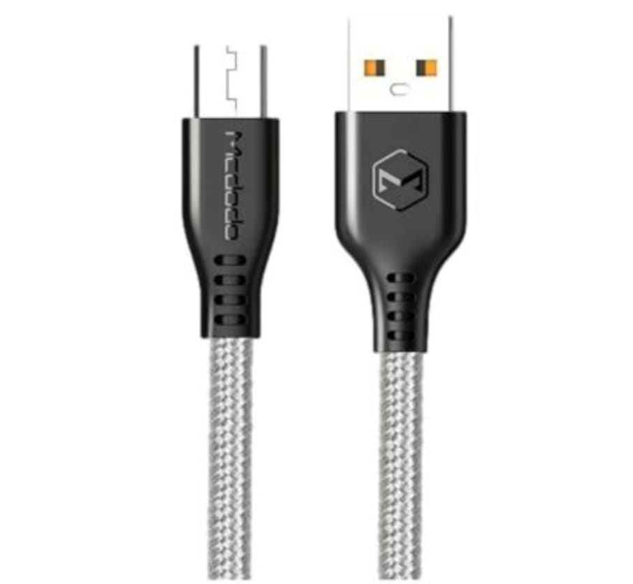 CABLE 1M GRIS WARRIOR SERIES MICRO USB