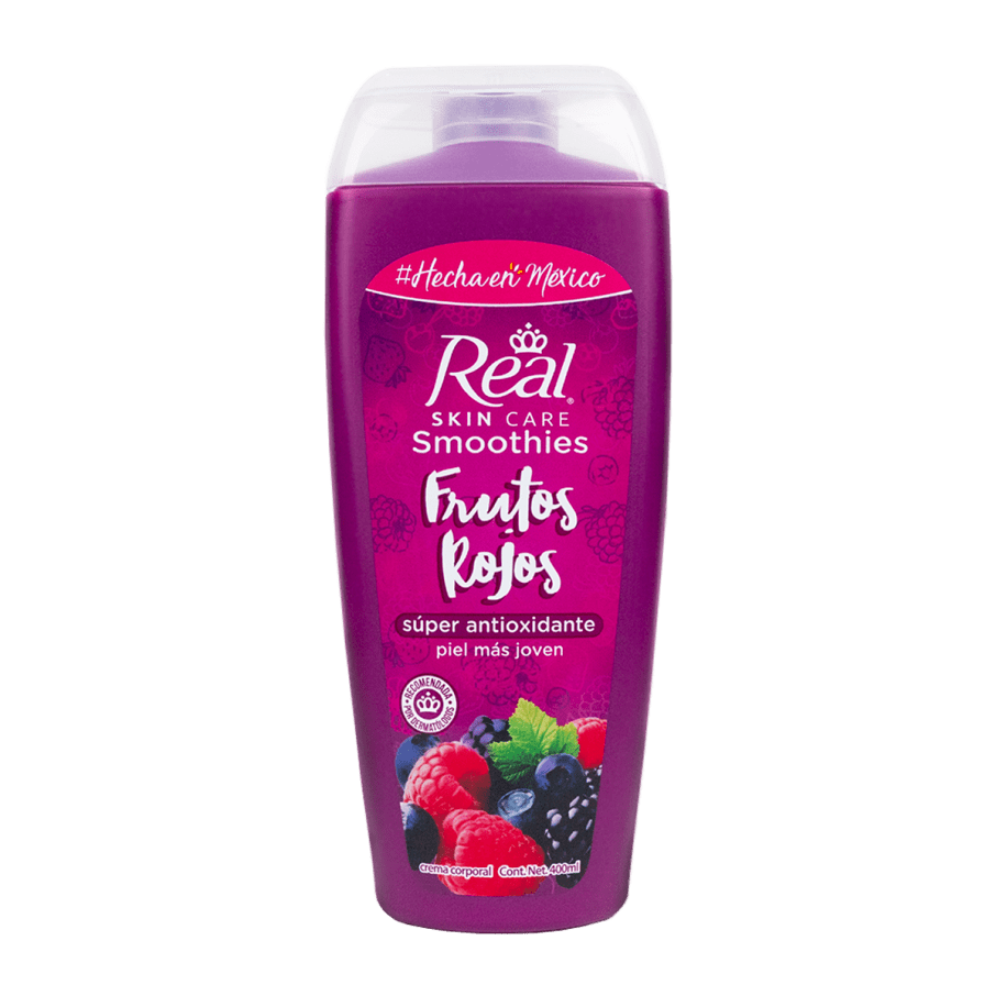 Crema Liq. Real Smoothies Frutos Rojos 400Ml