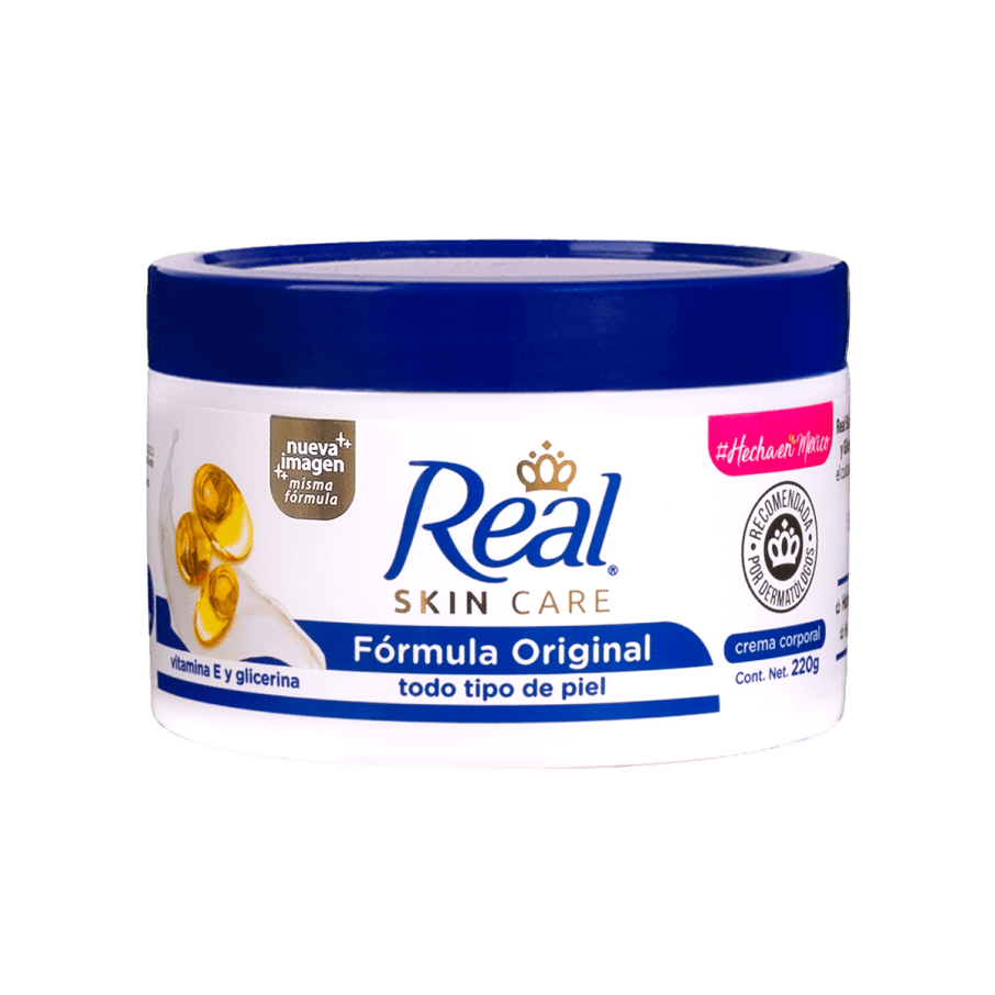 Crema Sol. Real Basica Todo Tipo De Piel 220 Grs