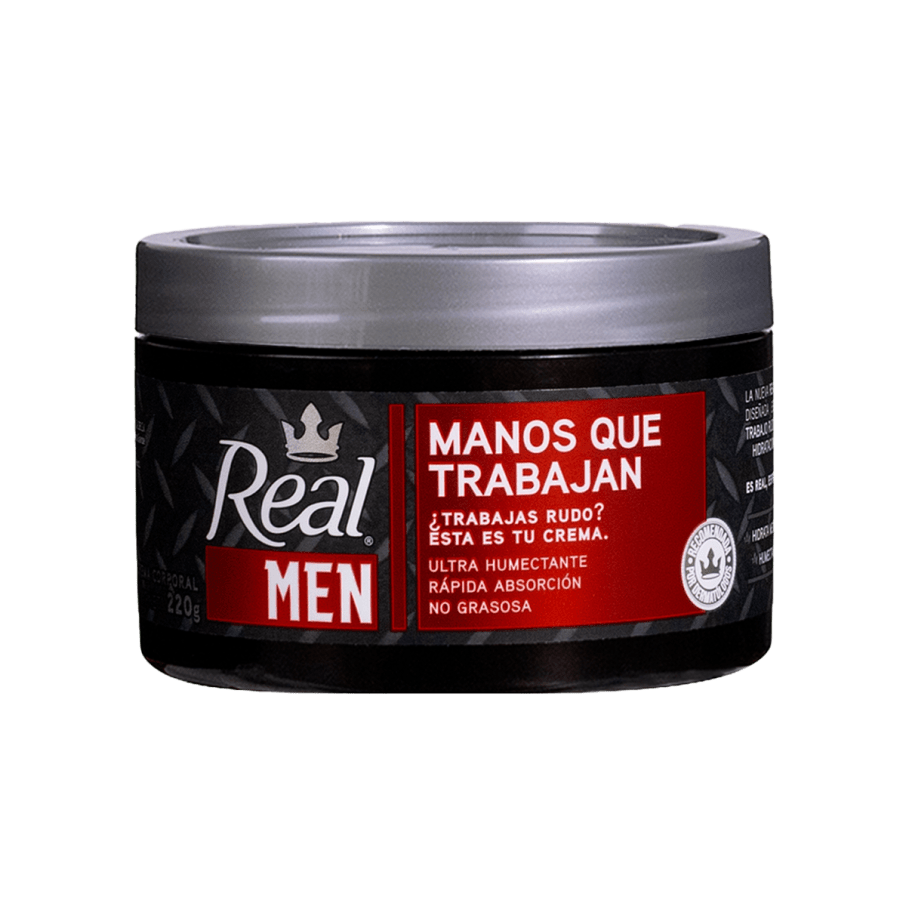 Crema Sol. Real Men Manos Que Trabajan 220Gr