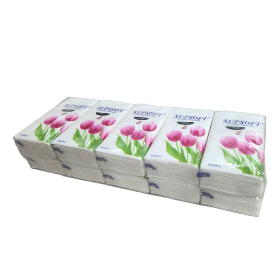 HO PANUELO DESECHABLE BL PQX10UN 20*20cm 3CAPA BLA