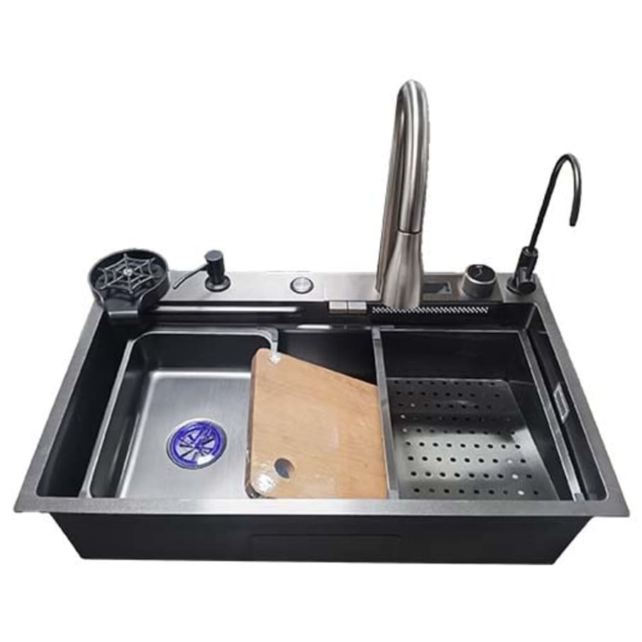 IMP FREGAD MULTIF 75x46cm NEGRO DIGITAL A.INOX