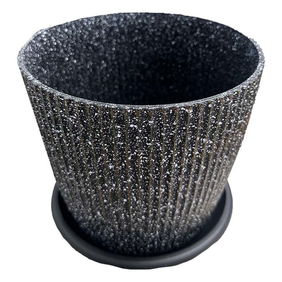 IMP MACETA PLAS NG/GR 18X16CM C/BASE