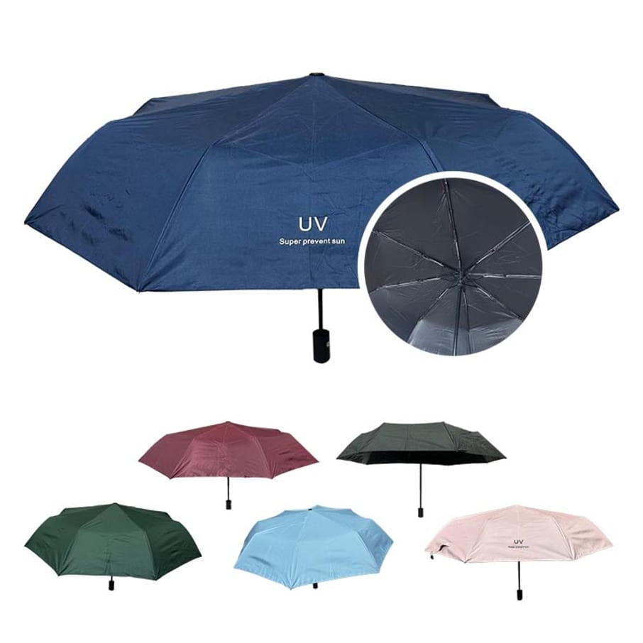 IMP PARAGUAS 55CM AUTOMA PROT UV COLORES SURT