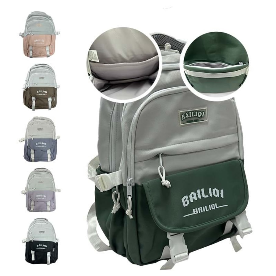 IMP MOCHILA 5 SERV BAILIQUI MORADO-GRIS