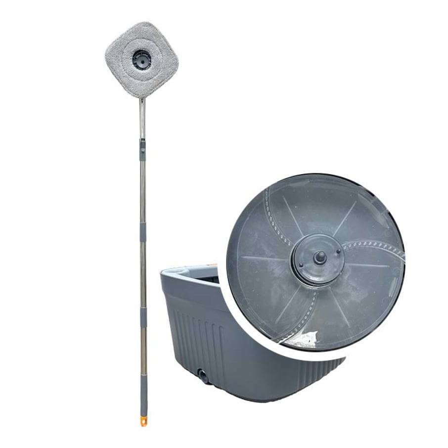 IMP TRAPEADOR/MOPA CUADRADO GRIS C/BALDE ESCU