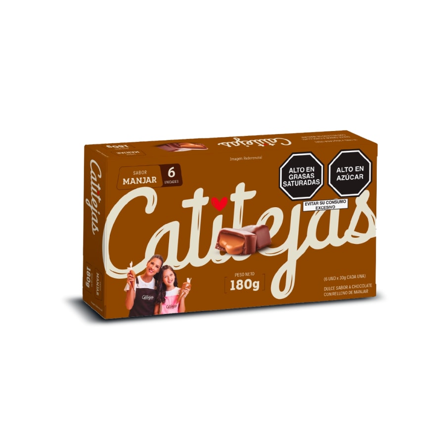 CATITEJAS SABOR MANJAR 180 g