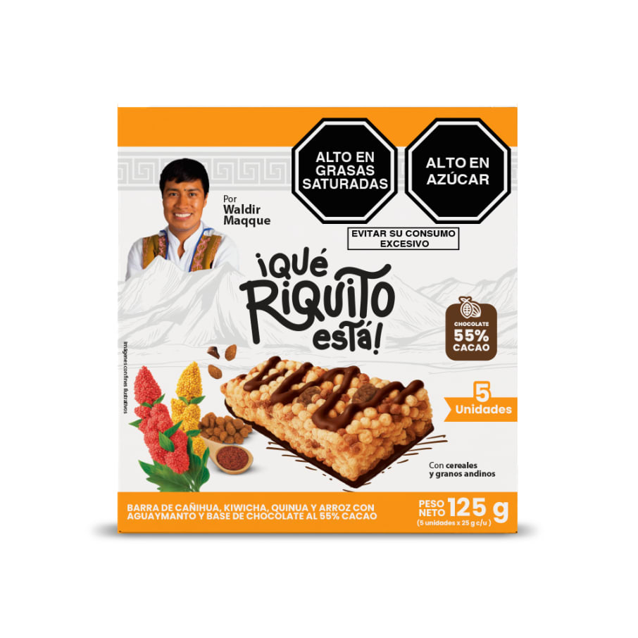 BARRAS DE CEREAL "QUÉ RIQUITO ESTÁ" - AGUAYMANTO