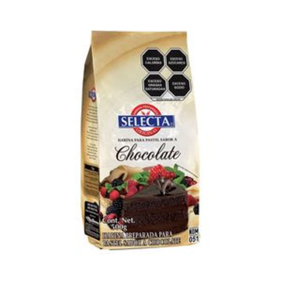 Harina Para Pastel Selecta Chocolate 500 Gr 
