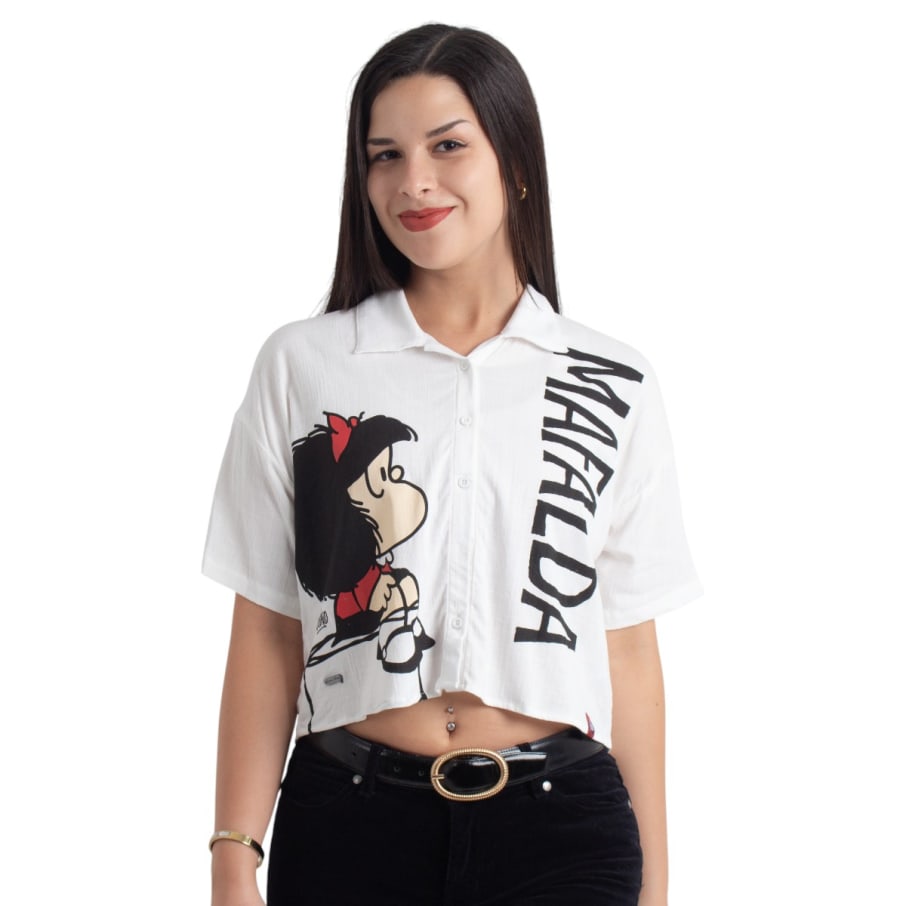 BLUSA MC DAMA MAFALDA MARFIL