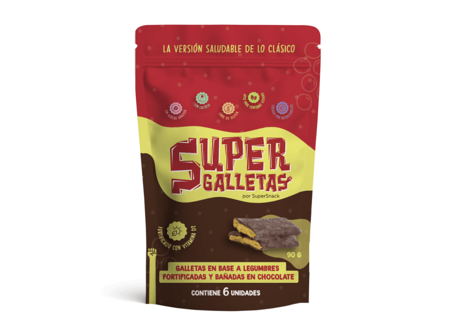 Super galleta doypack 90 gramos Marca Supersnack