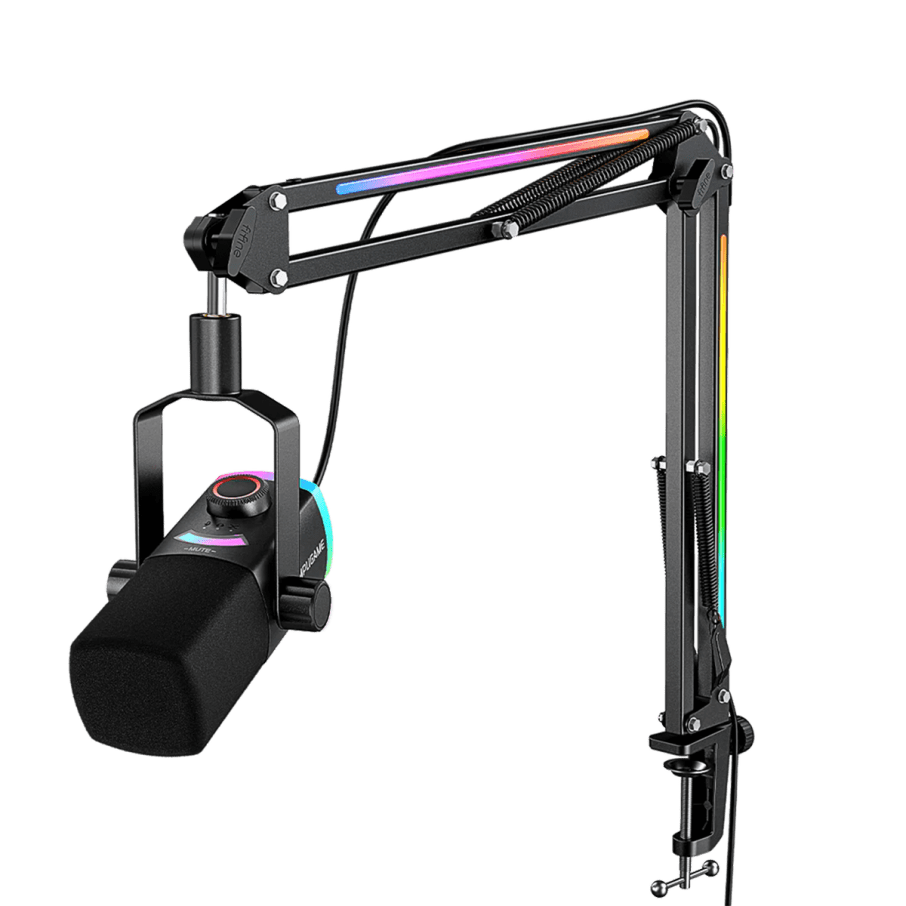 Micrófono Fifine AM8PROT BLACK con Brazo