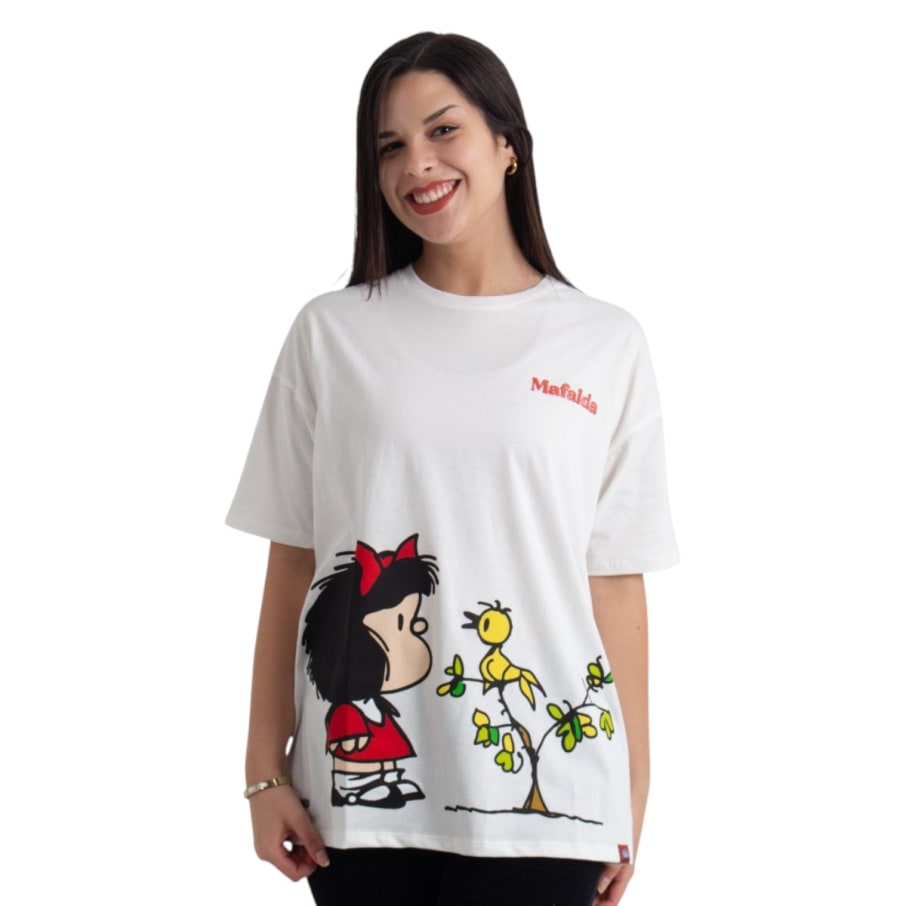 POLO OVERSIZE MC MAFALDA MUJER ALGODÓN