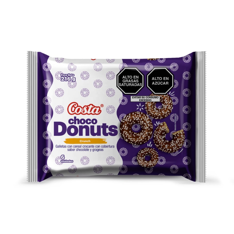GALLETA CHOCODONUTS CRUNCH 6x36 GR