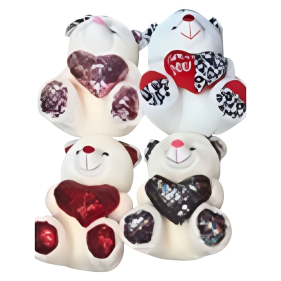 Oso C/Corazón Lentejuela 20 Cm