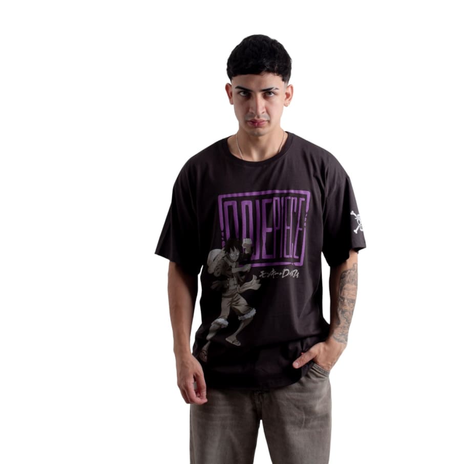 POLO OVERSIZE MC CABALLERO ONE PIECE GRIS