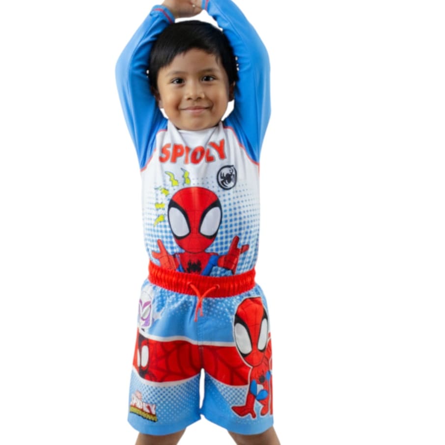 SHORT DE BAÑO NIÑO SPIDERMAN