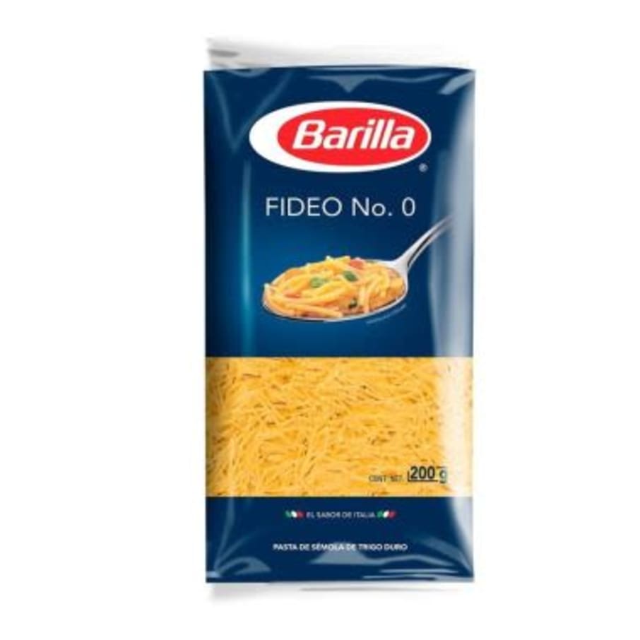 Pasta Barilla Para Sopa de Fideo N° 0  200 g