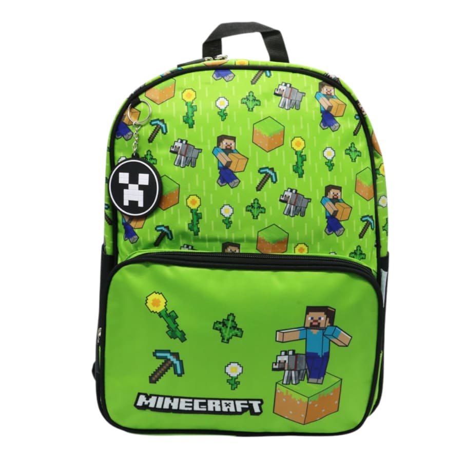 MOCHILA MINECRAFT PREMIUM JUVENIL