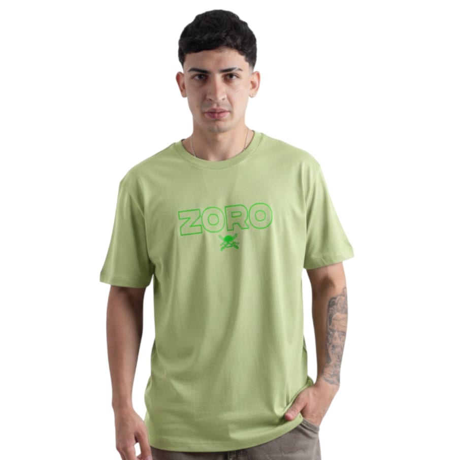 POLO OVERSIZE MC ONE PIECE HOMBRE OLIVO CLARO