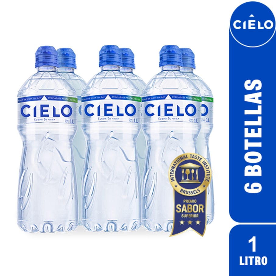 Agua CIELO 1L Pack 6 Botellas