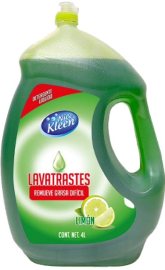 Lavatrastes Nice Kleen Limón 4 Lts.