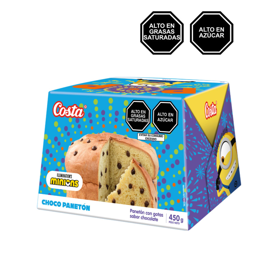 PANETON COSTA MINIONS 6X450GR.