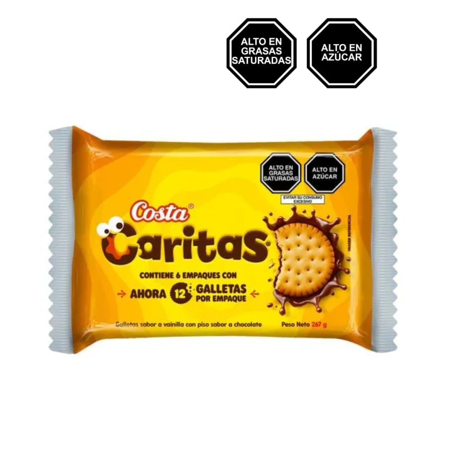 GALLETAS CARITAS 6X44.5GR