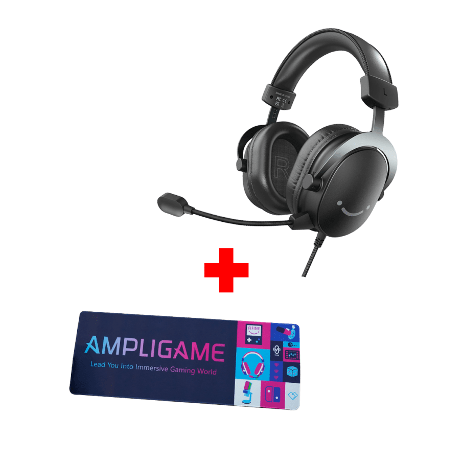 Auricular Fifine H9 BLACK + Mouse Pad Fifine 