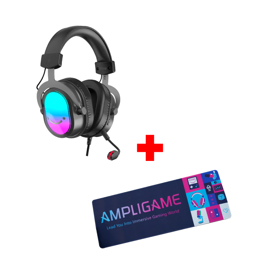 Auriculares Fifine H16 BLACK + Mouse Pad Fifine 