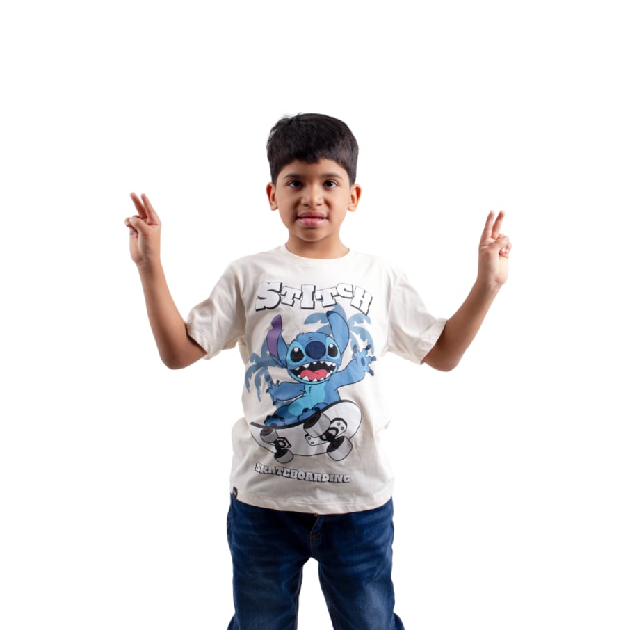 POLO BAS MC LILO & STITCH NIÑO