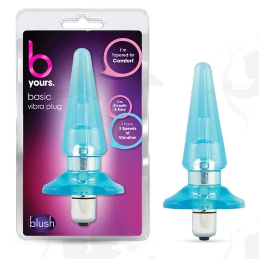 B Yours - Basic Vibra Plug BLUE