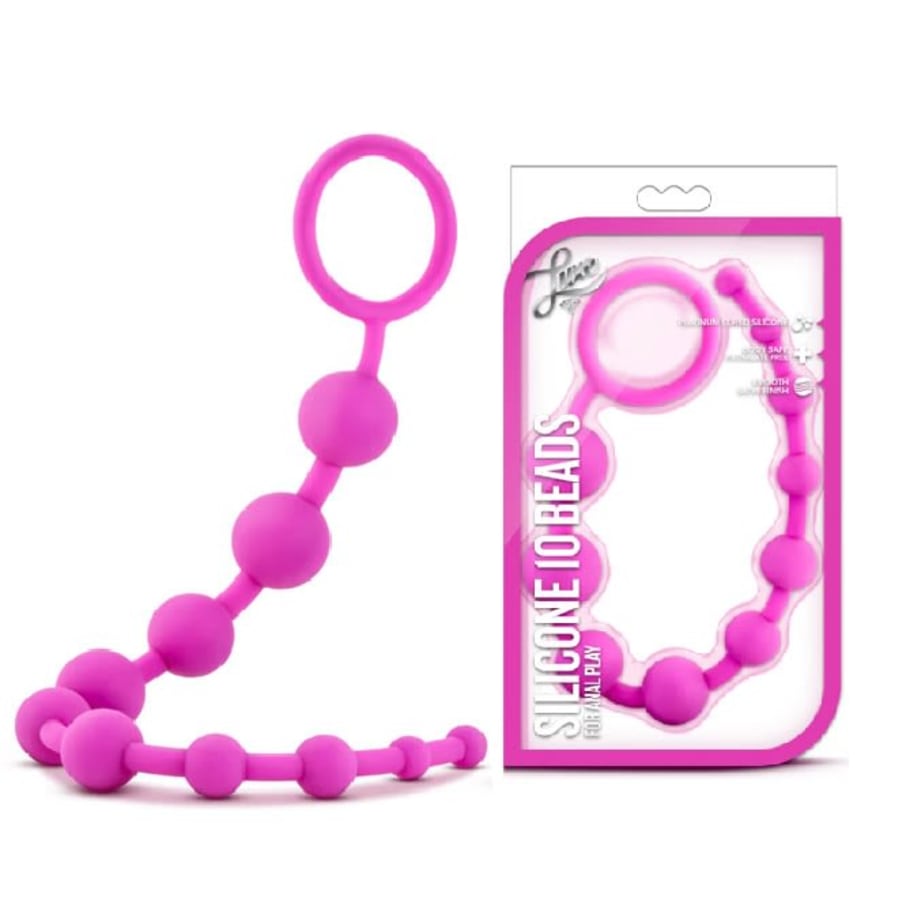 Luxe - Silicone 10 Beads - Pink 