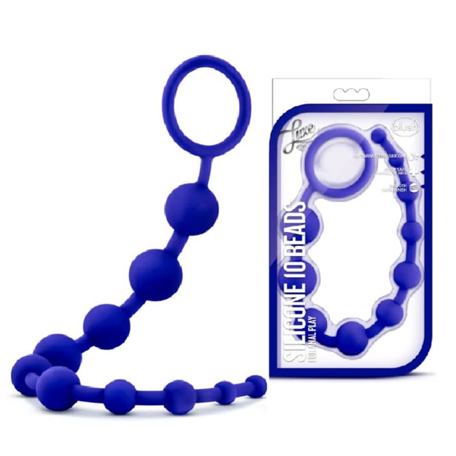 Luxe - Silicone 10 Beads - Indigo 