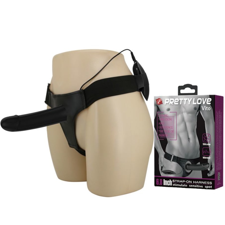 VITO STRAP ON SLEEVE VIBRATOR 