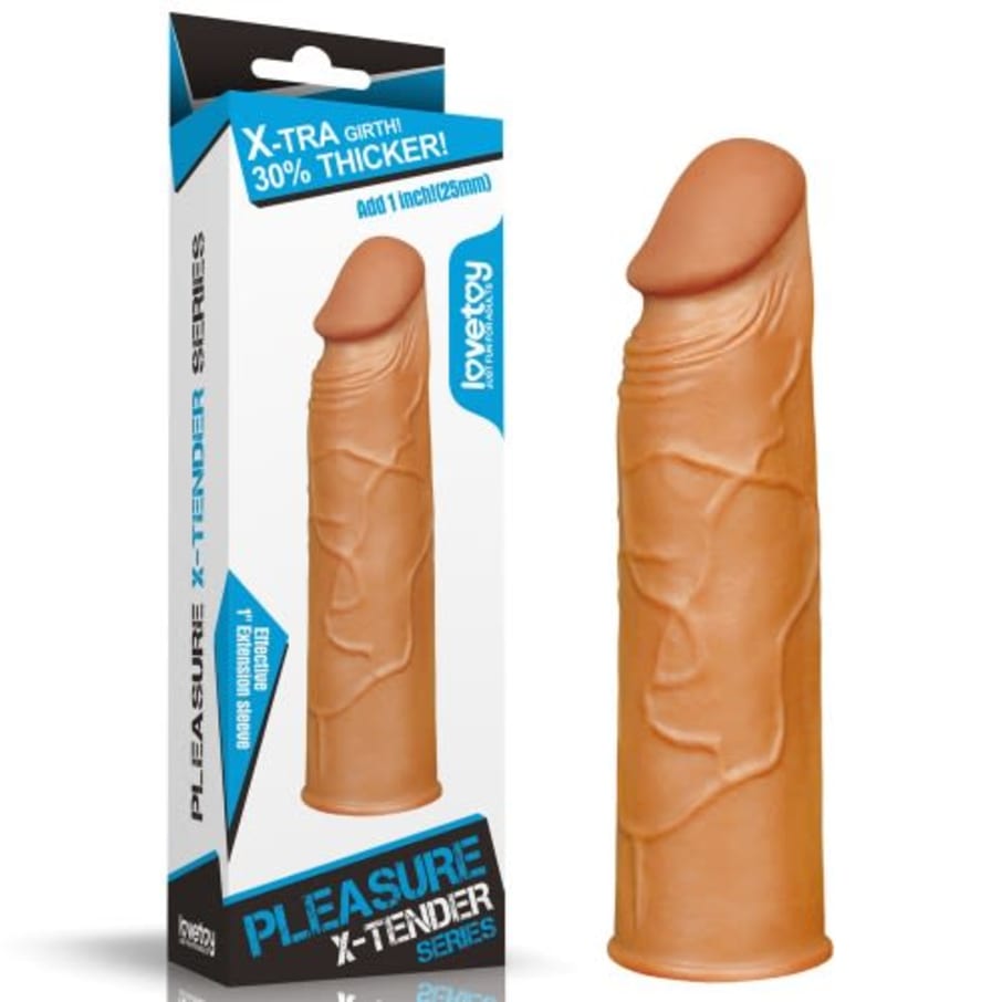 FUNDA XTRA GIRTH PLEASURE XTENDER SERIES MARRON