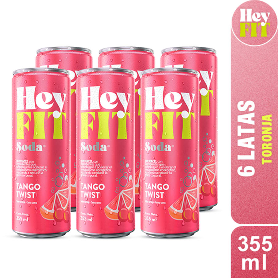 HEY FIT Tango Twist 355ml Pack 6 Latas